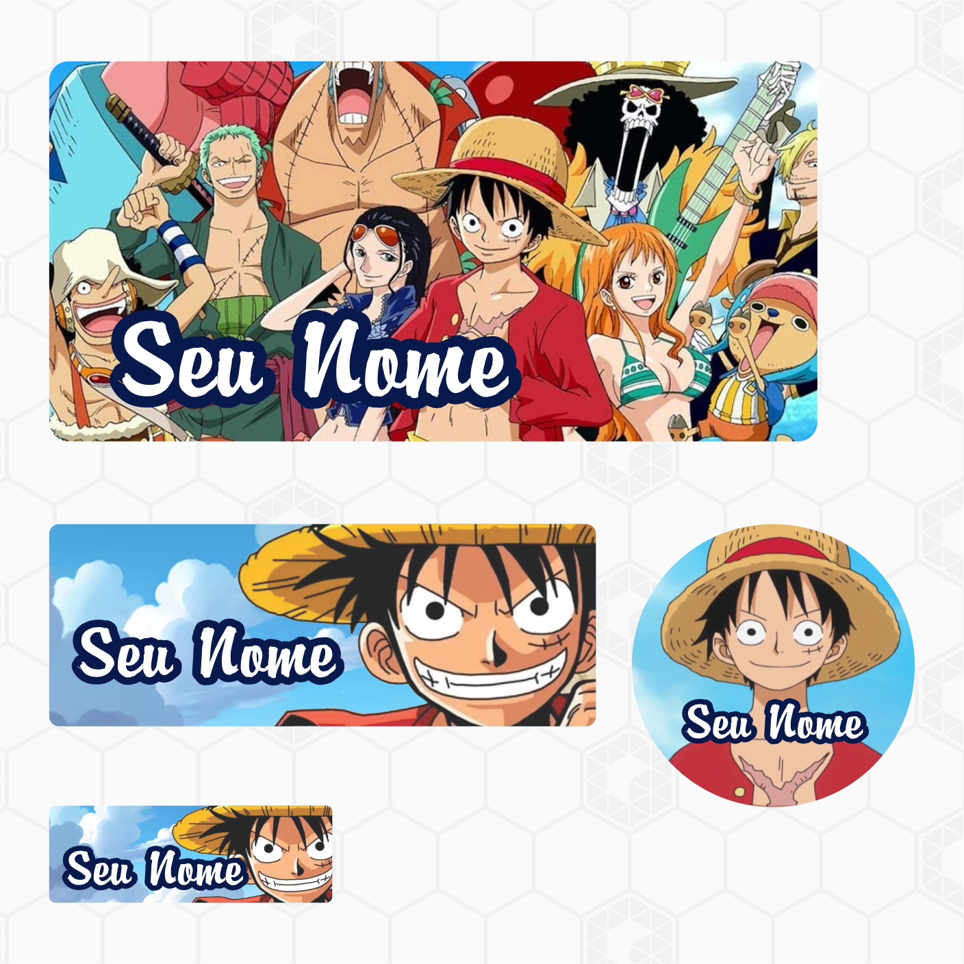 Etiquetas Escolares - One Piece