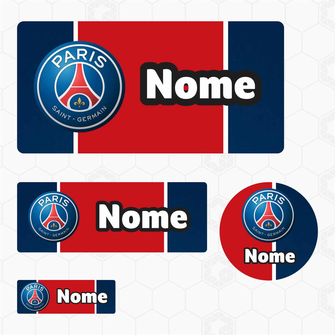 Etiquetas Escolares - Paris Saint German