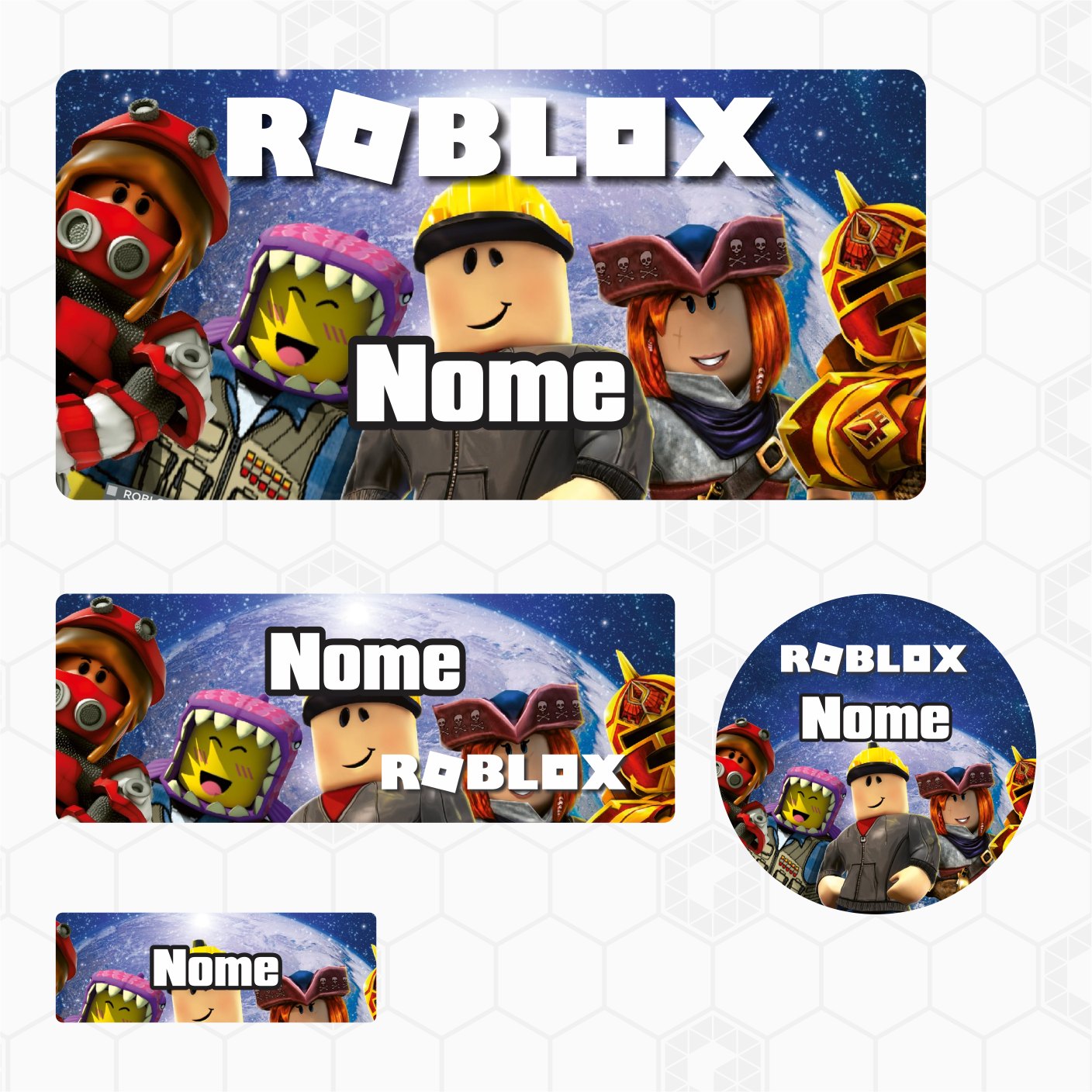 Etiquetas Escolares - Roblox