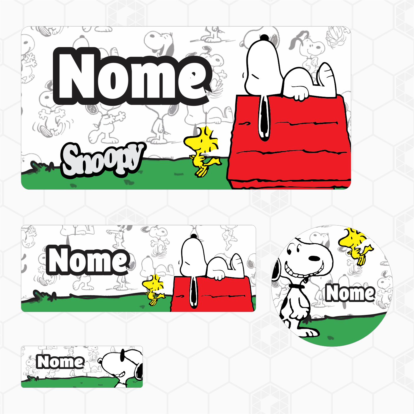 Etiquetas Escolares - Snoopy