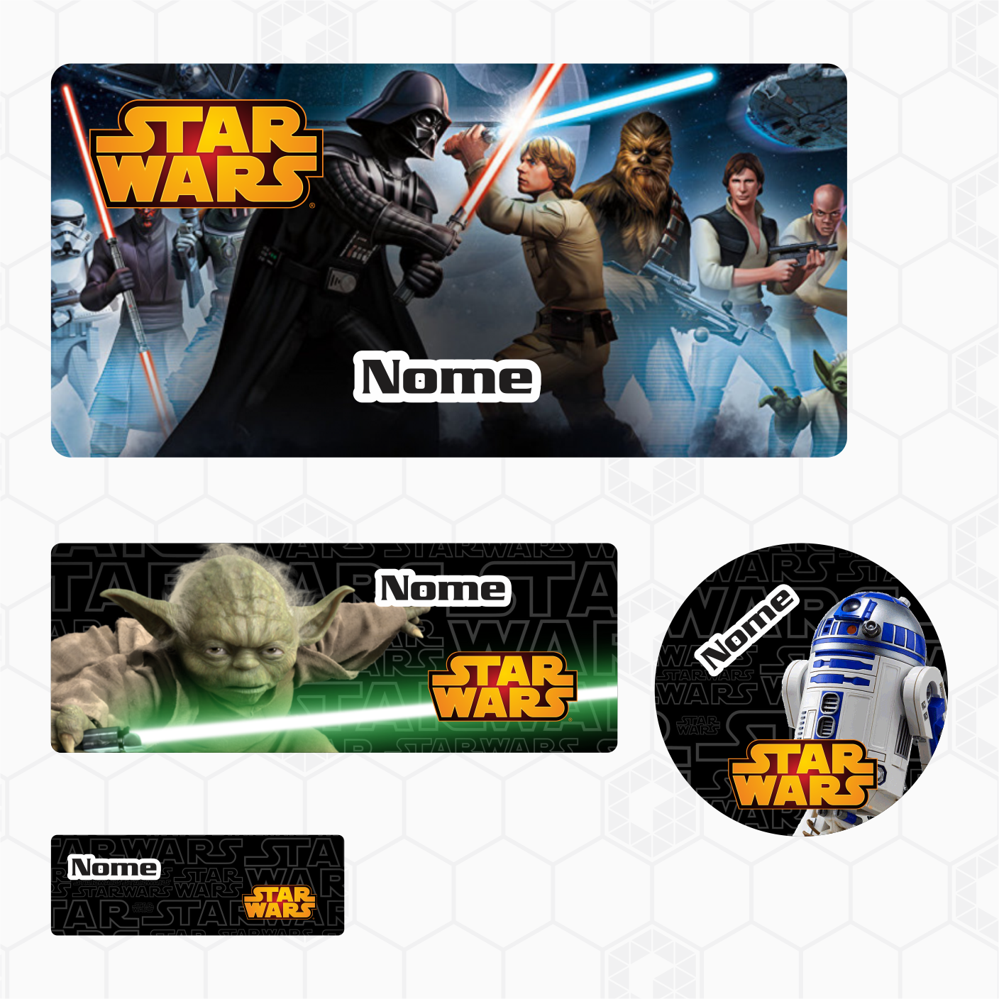 Etiquetas Escolares - Star Wars - 2