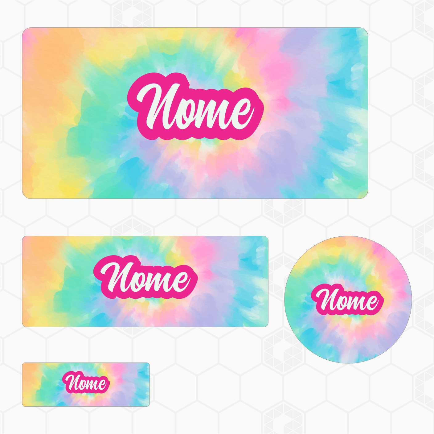 Etiquetas Escolares - Tie Dye