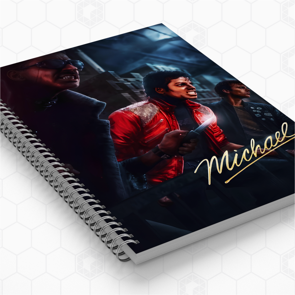 Caderno Personalizado Michael Jackson
