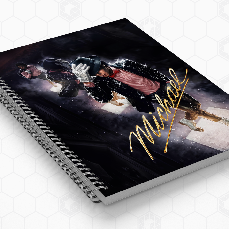 Caderno Personalizado Michael Jackson