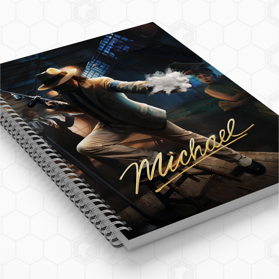 Caderno Personalizado Michael Jackson