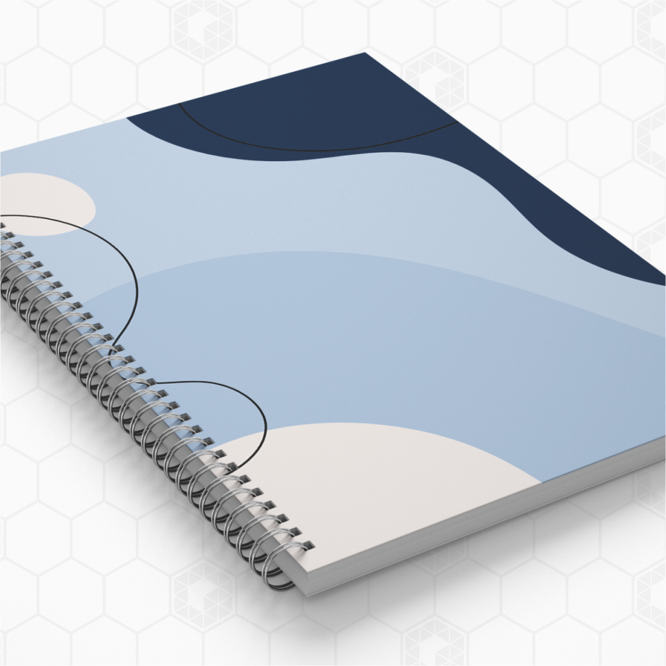 Caderno Personalizado - Azul