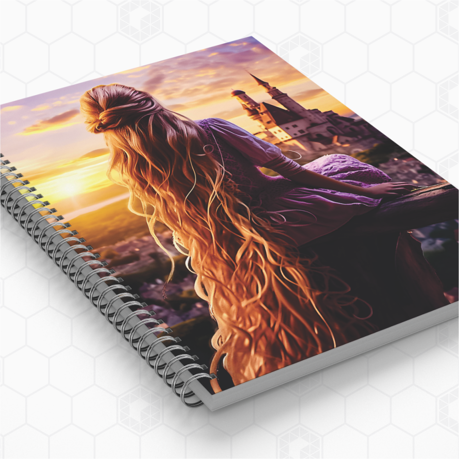 Caderno Personalizado - Rapunzel