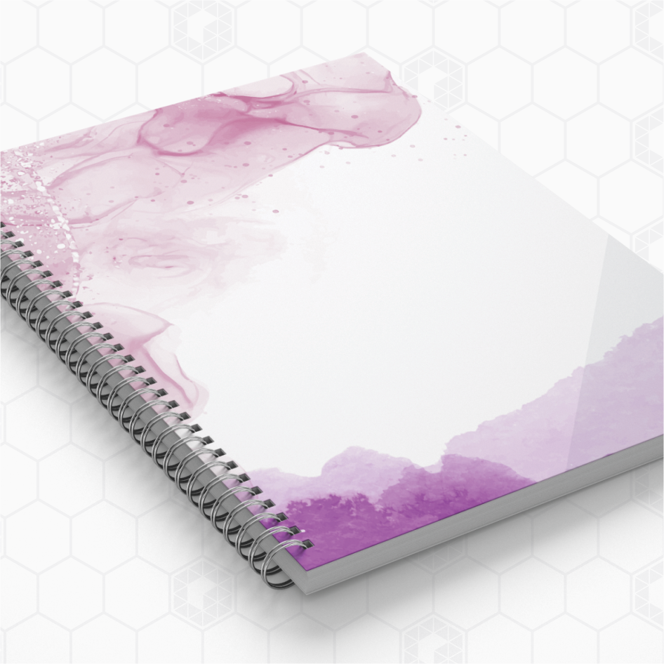 Caderno Personalizado - Rosa