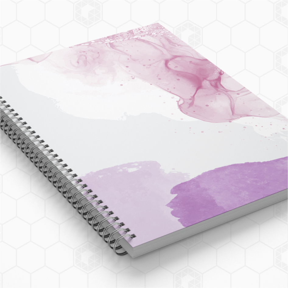 Caderno Personalizado - Rosa