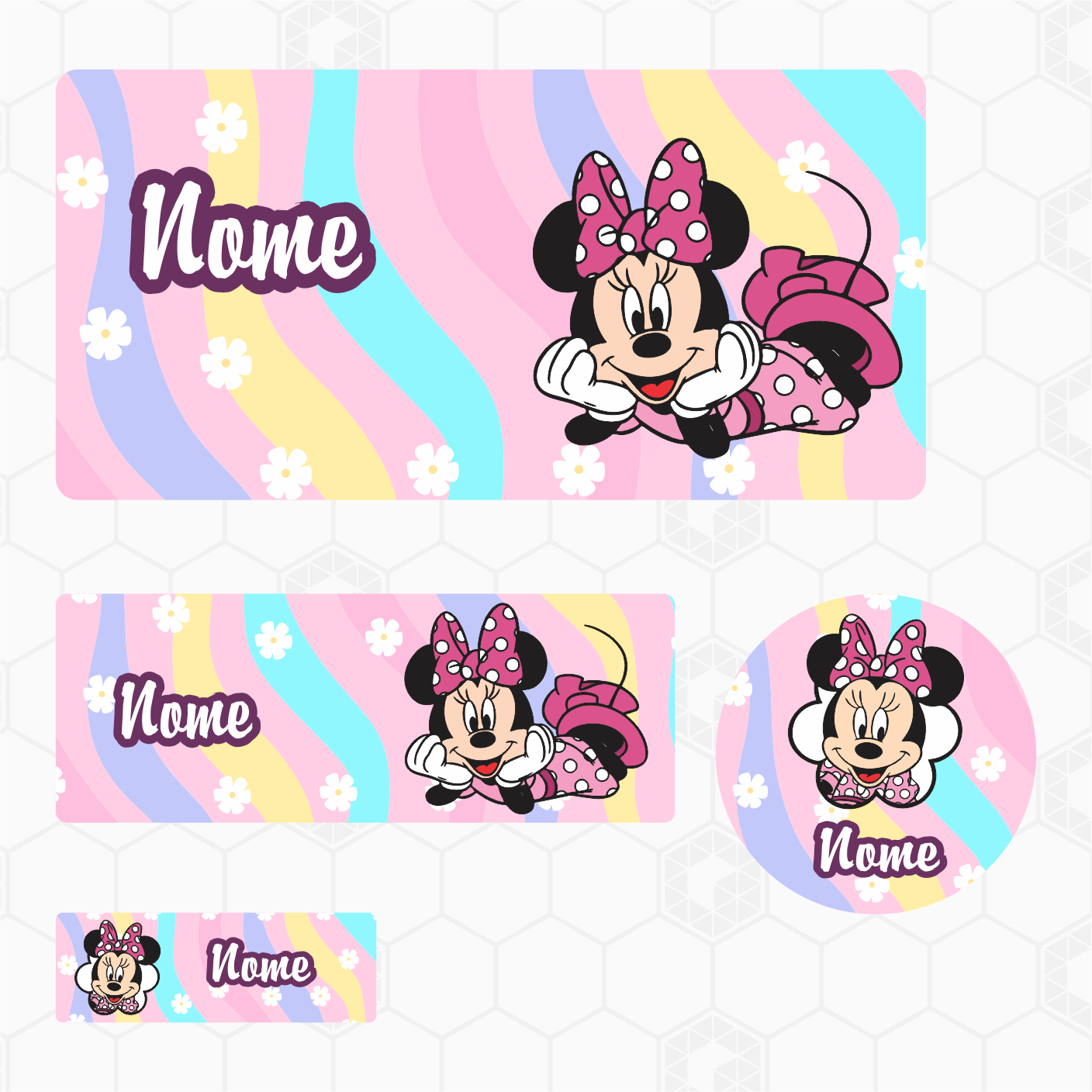 Etiquetas Escolares - Minnie