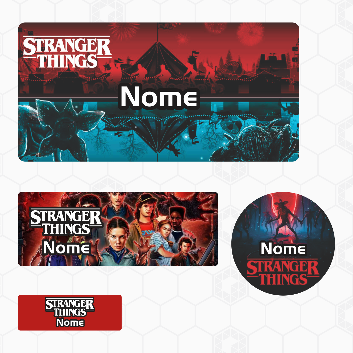 Etiquetas Escolares - Stranger Things