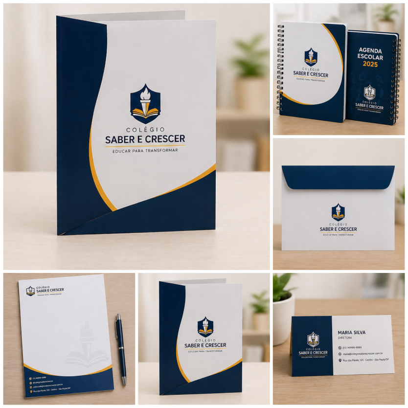 PAPELARIA PERSONALIZADA PARA ESCOLAS E COLÉGIOS